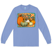 It's Fall Y'all Pumpkins Halloween And Sunflowers Long Sleeve Tee | Teevron