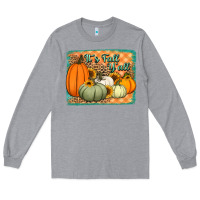 Heather Grey It's Fall y'all pumpkins halloween and sunflowers Long Sleeve Tee - Jasminsmagicworld