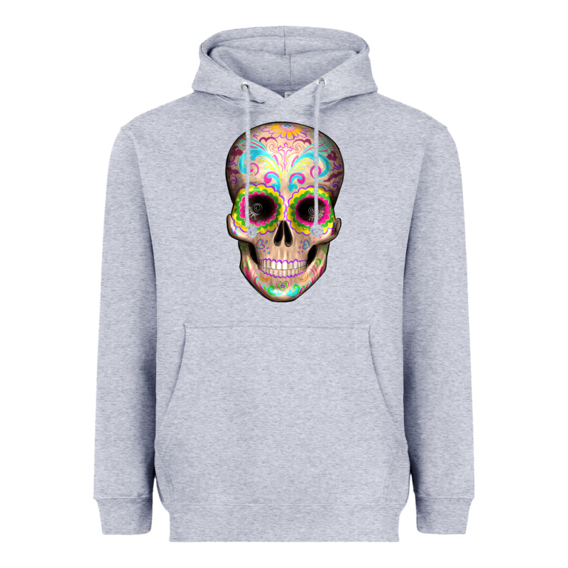 Mexican Skull Heavyweight Hoodie by Artiststas | Teevron
