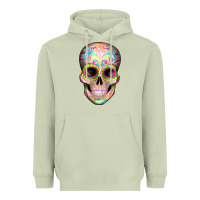 Matcha Mexican Skull Heavyweight Hoodie - Artiststas