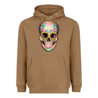 Toasted Coconut Mexican Skull Heavyweight Hoodie - Artiststas