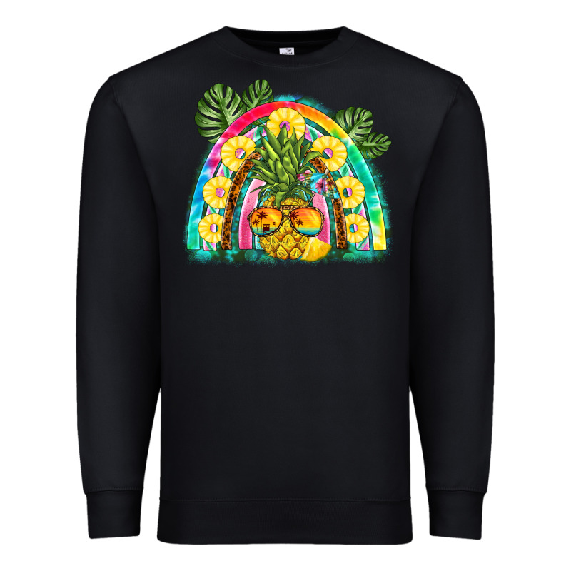 Pineapple Rainbow Premium Sweatshirt by BarkalooDesign | Teevron