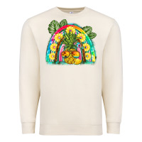 Sandshell pineapple rainbow Premium Sweatshirt - BarkalooDesign