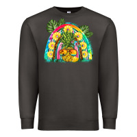 Smoke pineapple rainbow Premium Sweatshirt - BarkalooDesign
