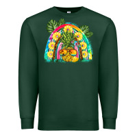 Sports Green pineapple rainbow Premium Sweatshirt - BarkalooDesign