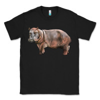 Black hippopotamus Classic Tee - LillyAllenDesigns