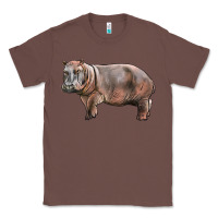 Chestnut hippopotamus Classic Tee - LillyAllenDesigns
