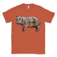 Copper hippopotamus Classic Tee - LillyAllenDesigns