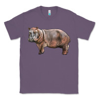 Lavender hippopotamus Classic Tee - LillyAllenDesigns