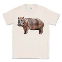 Natural hippopotamus Classic Tee - LillyAllenDesigns