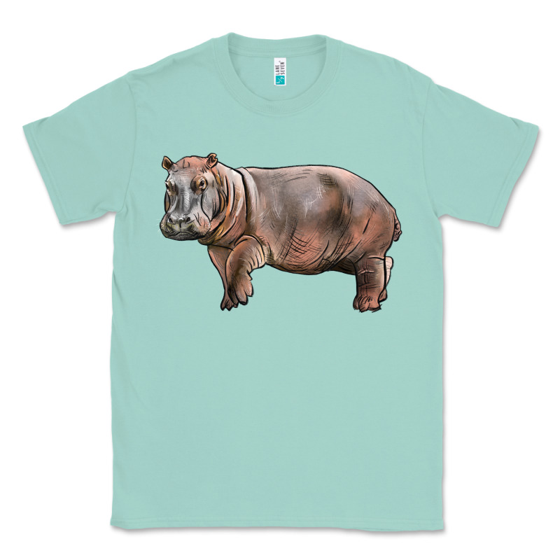 Hippopotamus Classic Tee by LillyAllenDesigns | Teevron
