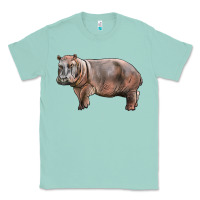 Seafoam hippopotamus Classic Tee - LillyAllenDesigns