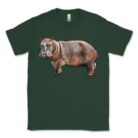 Sports Green hippopotamus Classic Tee - LillyAllenDesigns