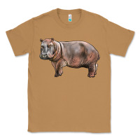 Toasted Coconut hippopotamus Classic Tee - LillyAllenDesigns
