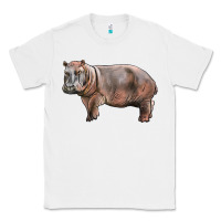 White hippopotamus Classic Tee - LillyAllenDesigns