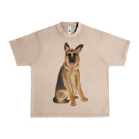 French Oak german shepherd Urban Heavy Tee - JahusDesignShop