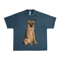 Midnight Navy german shepherd Urban Heavy Tee - JahusDesignShop