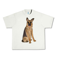 Pistachio german shepherd Urban Heavy Tee - JahusDesignShop