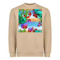Mushroom seahorse and beach Heavyweight Sweatshirt - BundleAndBundleShop