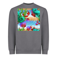 Storm seahorse and beach Heavyweight Sweatshirt - BundleAndBundleShop