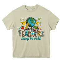 Mossy teachers change the world Heavy Core Tee - texasbilliewilder