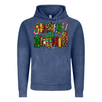 Vintage Denim jingle bell rockin Vintage Hoodie - AdoDesignShop