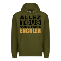 Army Green Allez Tous Vous Enculer Premium Hoodie - Bettercallsaul
