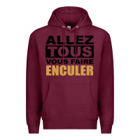 Burgundy Allez Tous Vous Enculer Premium Hoodie - Bettercallsaul