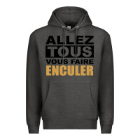 Charcoal Heather Allez Tous Vous Enculer Premium Hoodie - Bettercallsaul