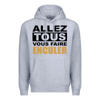 Heather Grey Allez Tous Vous Enculer Premium Hoodie - Bettercallsaul