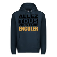 Navy Allez Tous Vous Enculer Premium Hoodie - Bettercallsaul