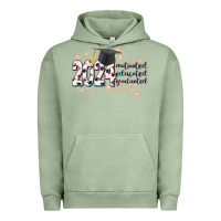 Pigment Oil Green 2024 motivated educated graduated Urban Hoodie - CowGirlArtShop