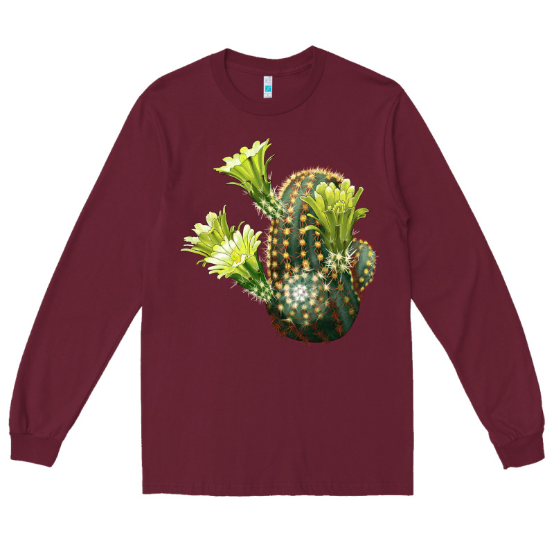 Nylon Hedgehog Cactus Long Sleeve Tee by LillyAllenDesigns | Teevron