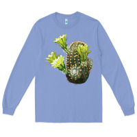 Colony Blue nylon hedgehog cactus Long Sleeve Tee - LillyAllenDesigns