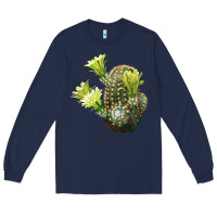 Navy nylon hedgehog cactus Long Sleeve Tee - LillyAllenDesigns