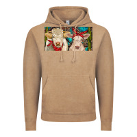 Vintage Coffee Charolais bull and calf Vintage Hoodie - RanaPortraitStore