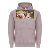 Vintage Zinc Charolais bull and calf Vintage Hoodie - RanaPortraitStore