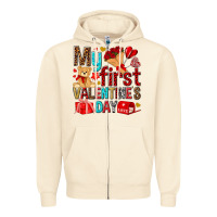 Sandshell my first valentines day Zipper Hoodie - NancyCooperArtShop