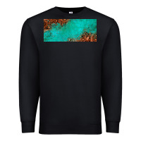 Black tooled leather turquoise glitter 11oz mug Premium Sweatshirt - Jasminsmagicworld