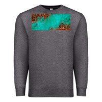 Charcoal Heather tooled leather turquoise glitter 11oz mug Premium Sweatshirt - Jasminsmagicworld
