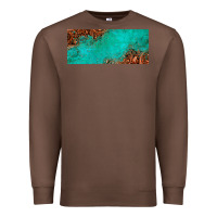 Chestnut tooled leather turquoise glitter 11oz mug Premium Sweatshirt - Jasminsmagicworld