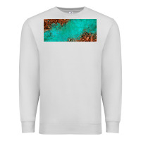 Dove Grey tooled leather turquoise glitter 11oz mug Premium Sweatshirt - Jasminsmagicworld