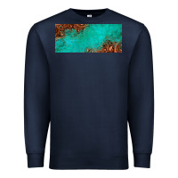 Navy tooled leather turquoise glitter 11oz mug Premium Sweatshirt - Jasminsmagicworld