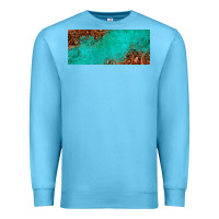 Ocean Blue tooled leather turquoise glitter 11oz mug Premium Sweatshirt - Jasminsmagicworld