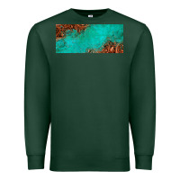 Sports Green tooled leather turquoise glitter 11oz mug Premium Sweatshirt - Jasminsmagicworld