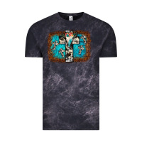 Cloud Black bull skull cross backgraund Vintage Tee - JahusDesignShop
