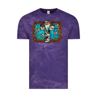 Cloud Purple bull skull cross backgraund Vintage Tee - JahusDesignShop