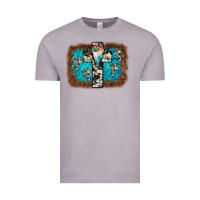 Vintage Zinc bull skull cross backgraund Vintage Tee - JahusDesignShop