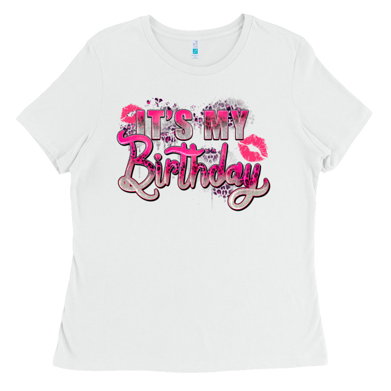 Pink It's My Birthday Ladies Tee by Zillion Design Studio | Teevron