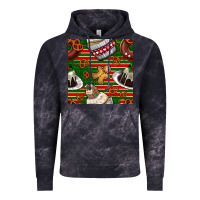 Cloud Black christmas cake seamless pattern Vintage Hoodie - BundleAndBundleShop